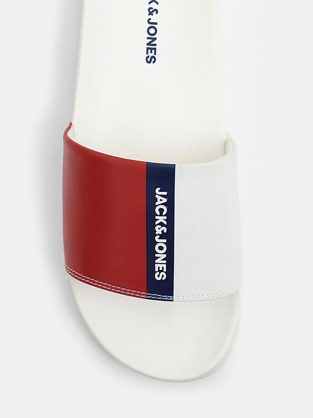 White Colourblocked Sliders - Image 7