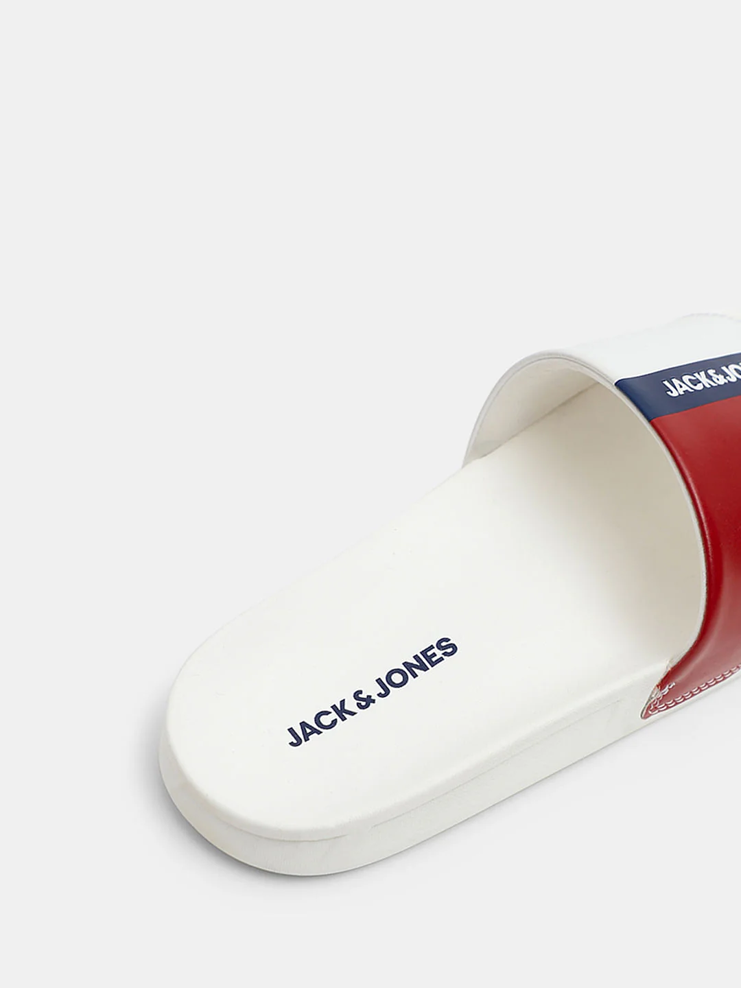 White Colourblocked Sliders - Image 8
