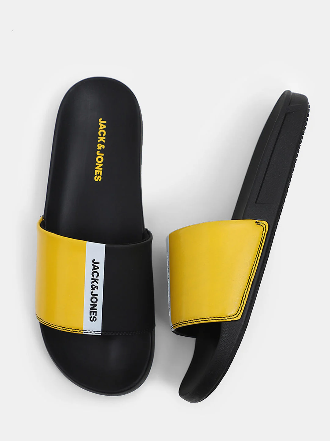 Black Colourblocked Sliders - Image 3