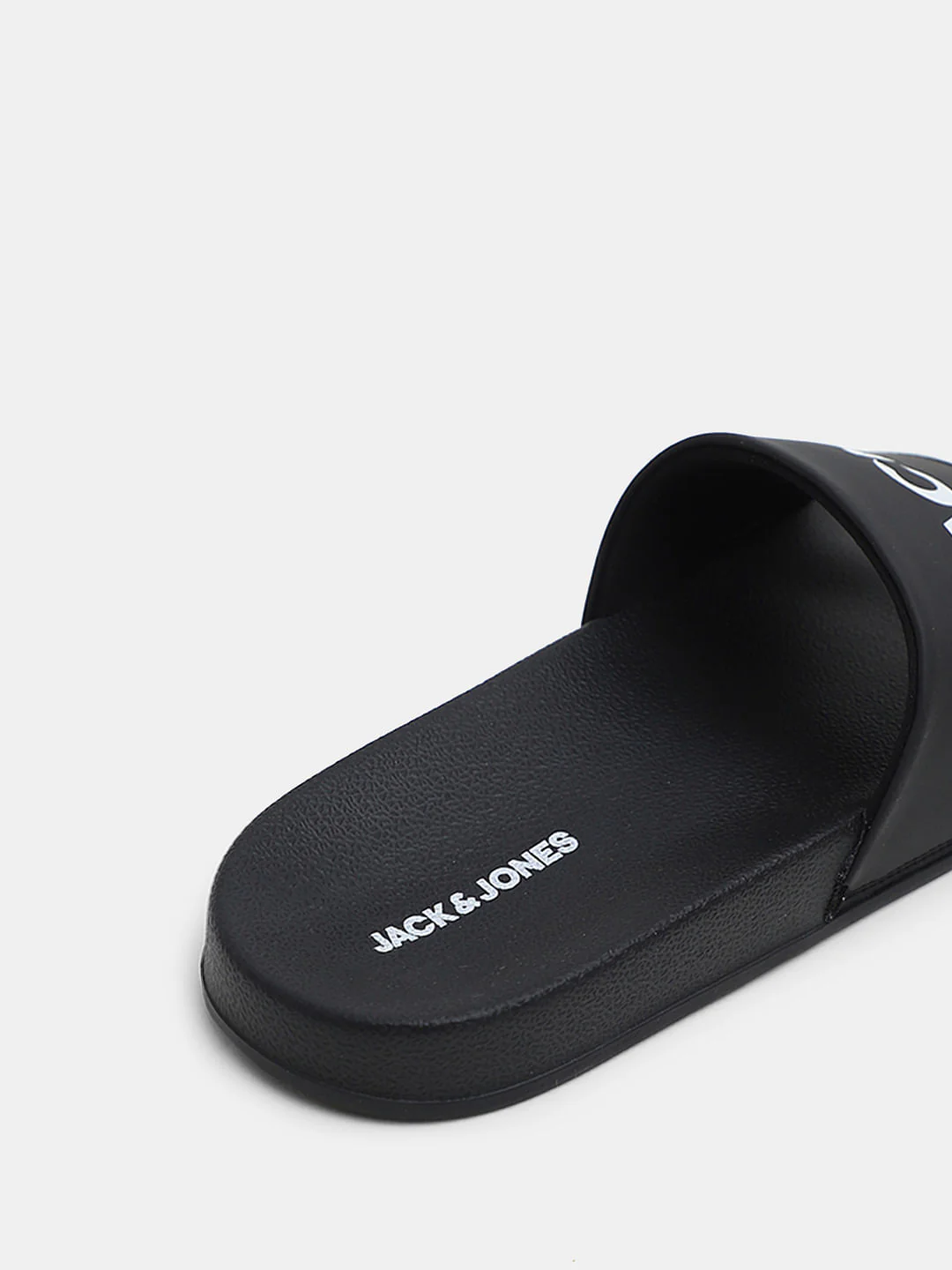 Black Logo Print Pool Sliders - Image 8