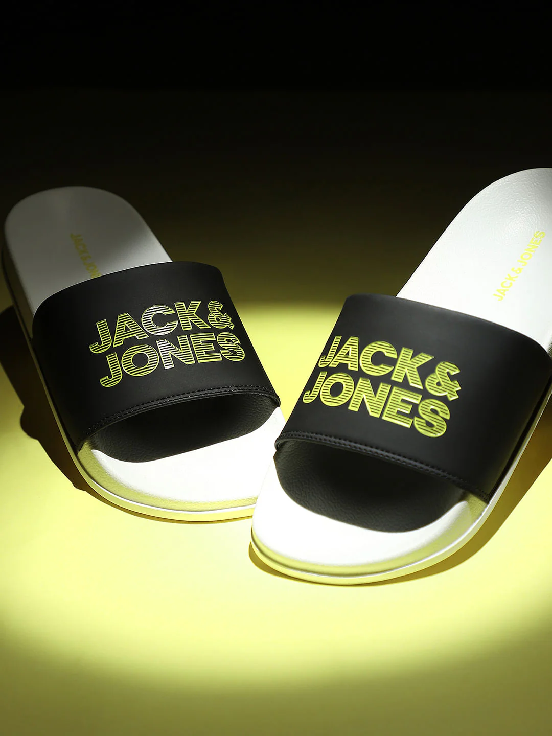 Black & White Logo Print Sliders