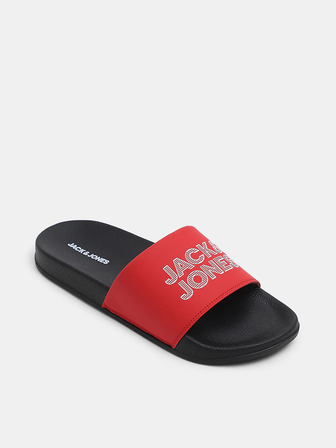 Red & Black Logo Print Sliders - Image 4