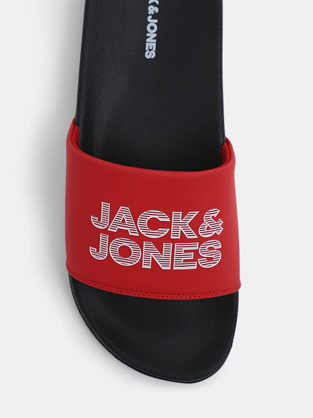 Red & Black Logo Print Sliders - Image 7