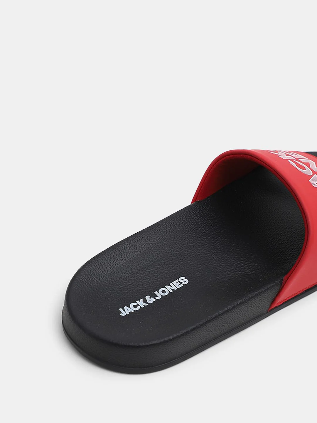 Red & Black Logo Print Sliders - Image 8