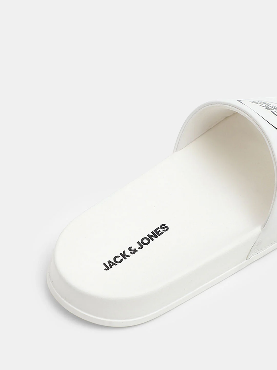 White Logo Print Sliders - Image 8