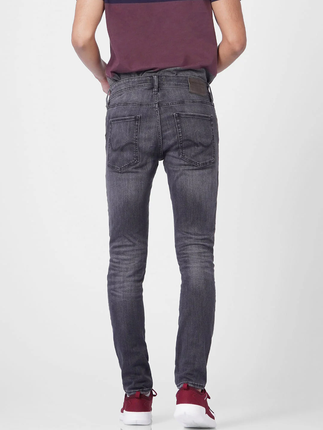Black Low Rise Liam Torn Skinny Jeans - Image 4