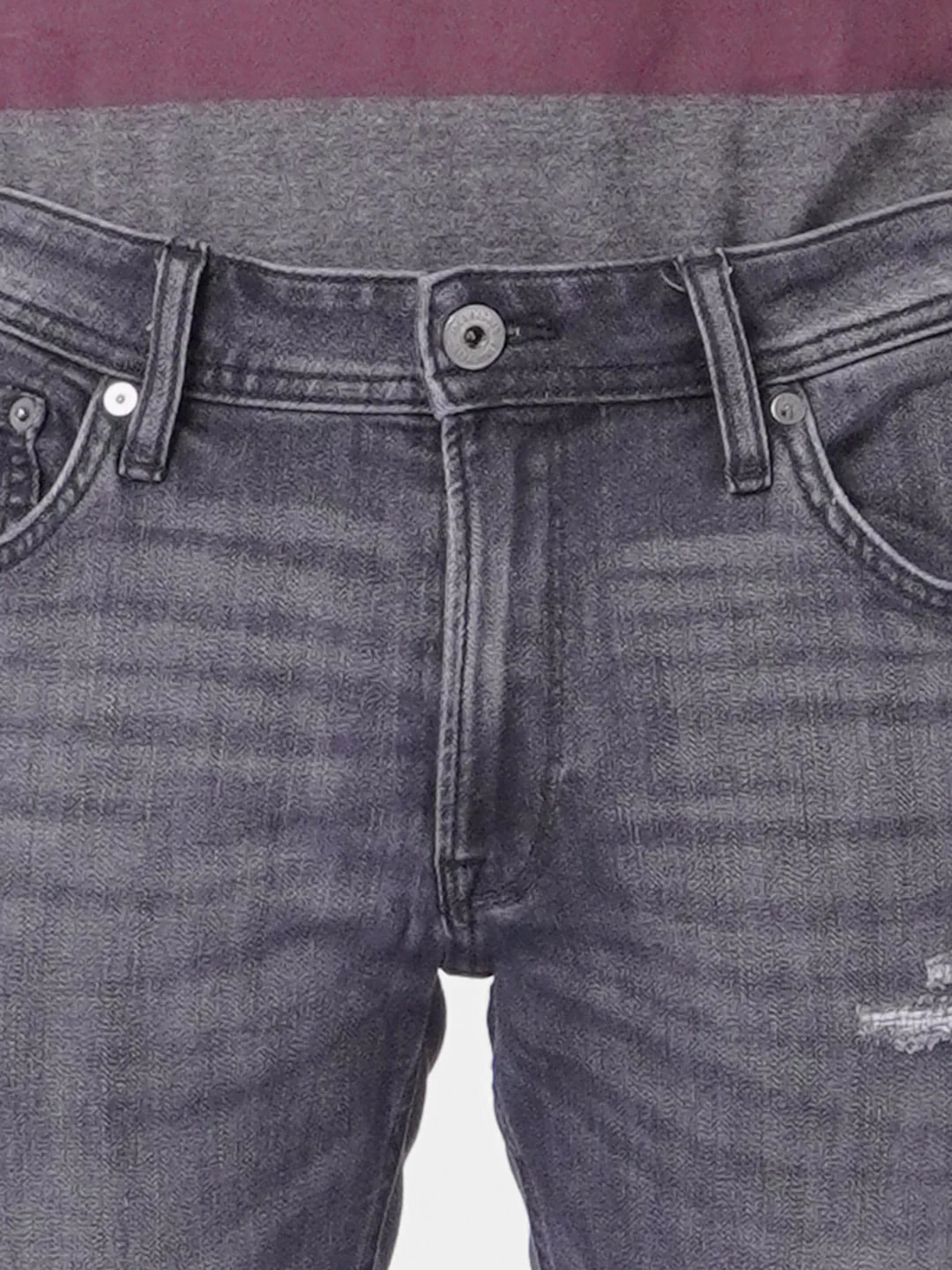 Black Low Rise Liam Torn Skinny Jeans - Image 5