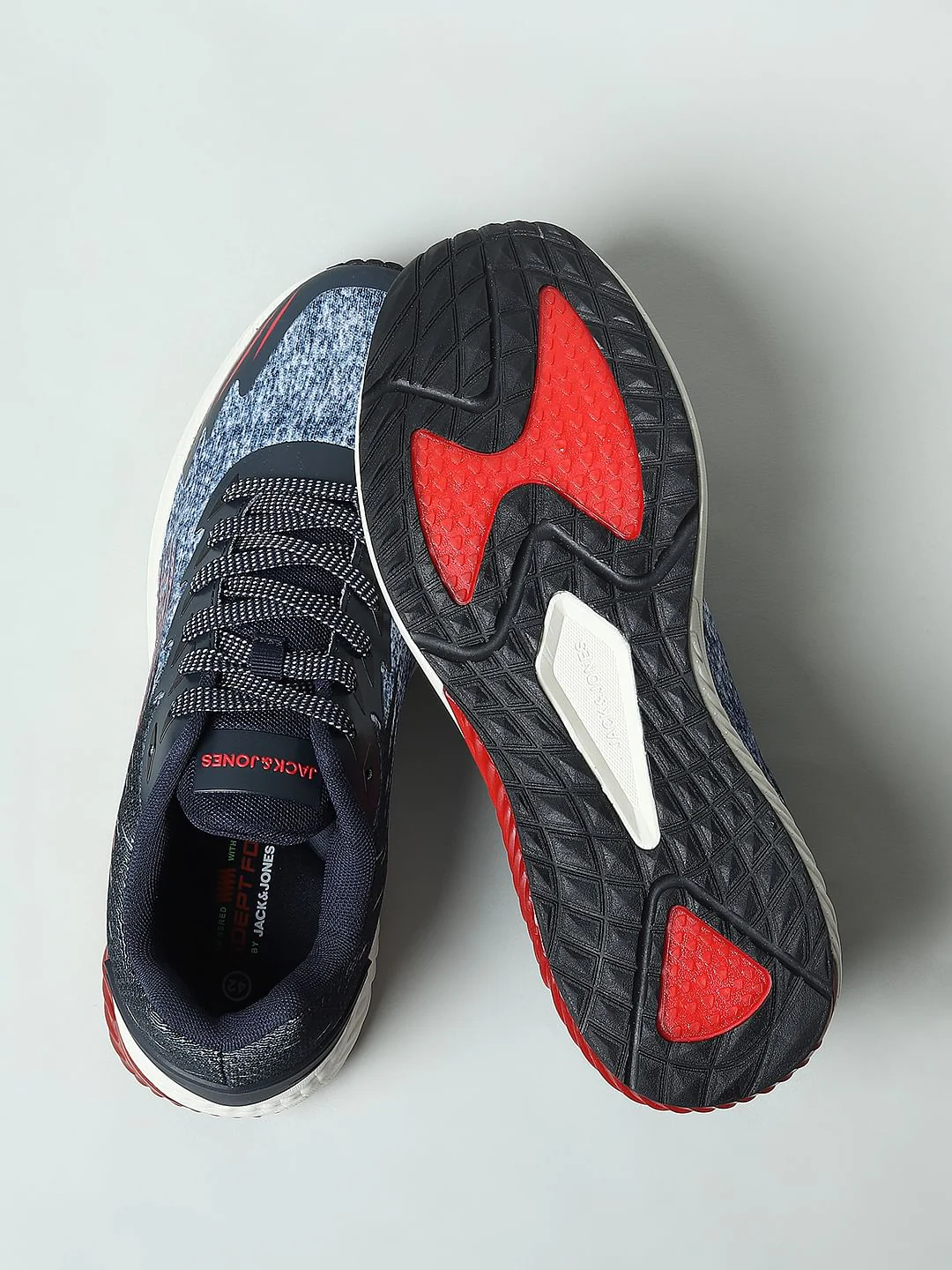 Blue Abstract Printed Sneakers - Image 8