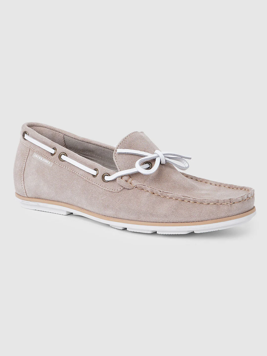 Beige Suede Loafers - Image 4