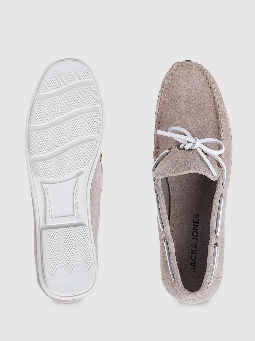 Beige Suede Loafers - Image 5