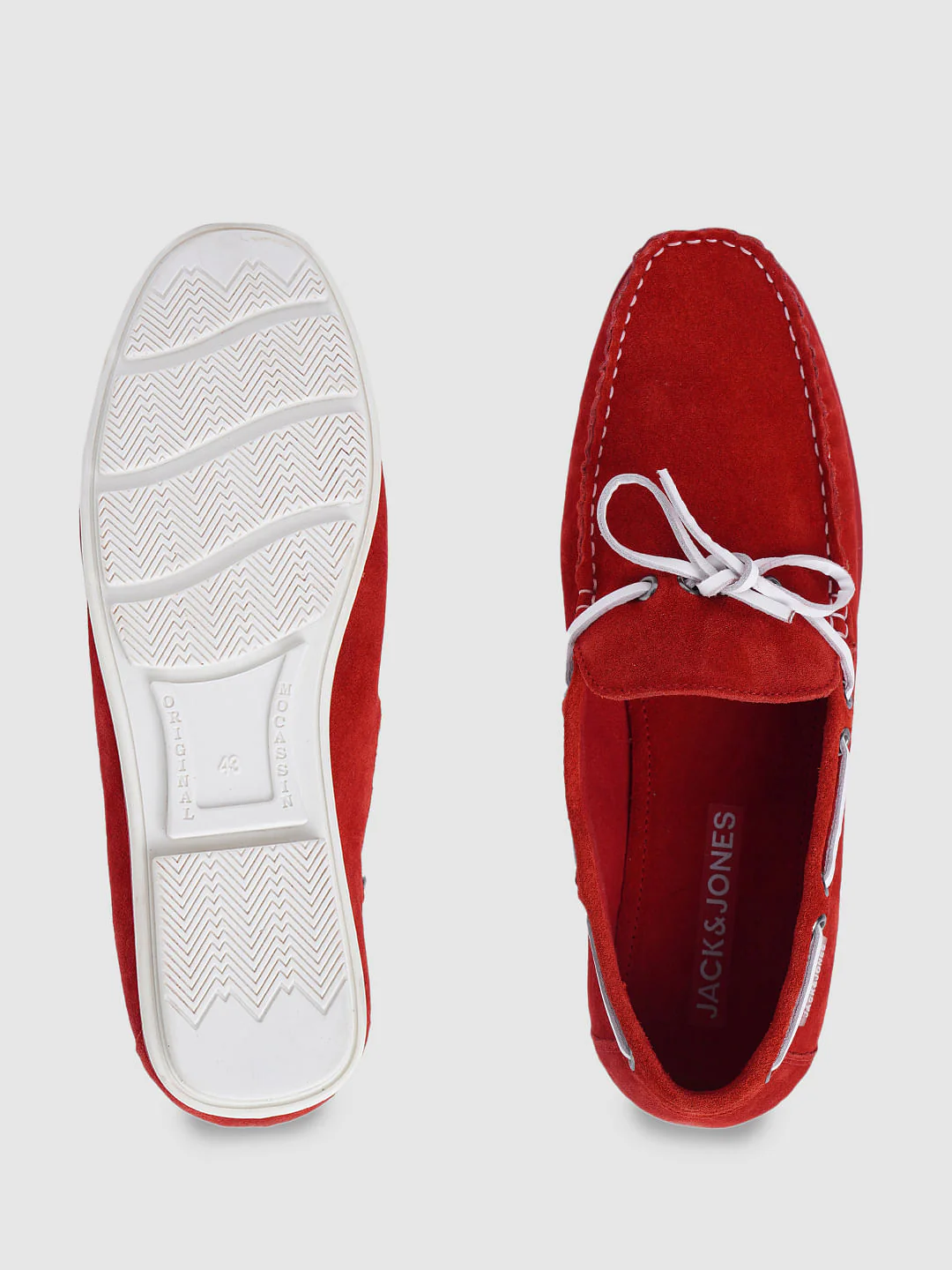 Red Suede Loafers - Image 5
