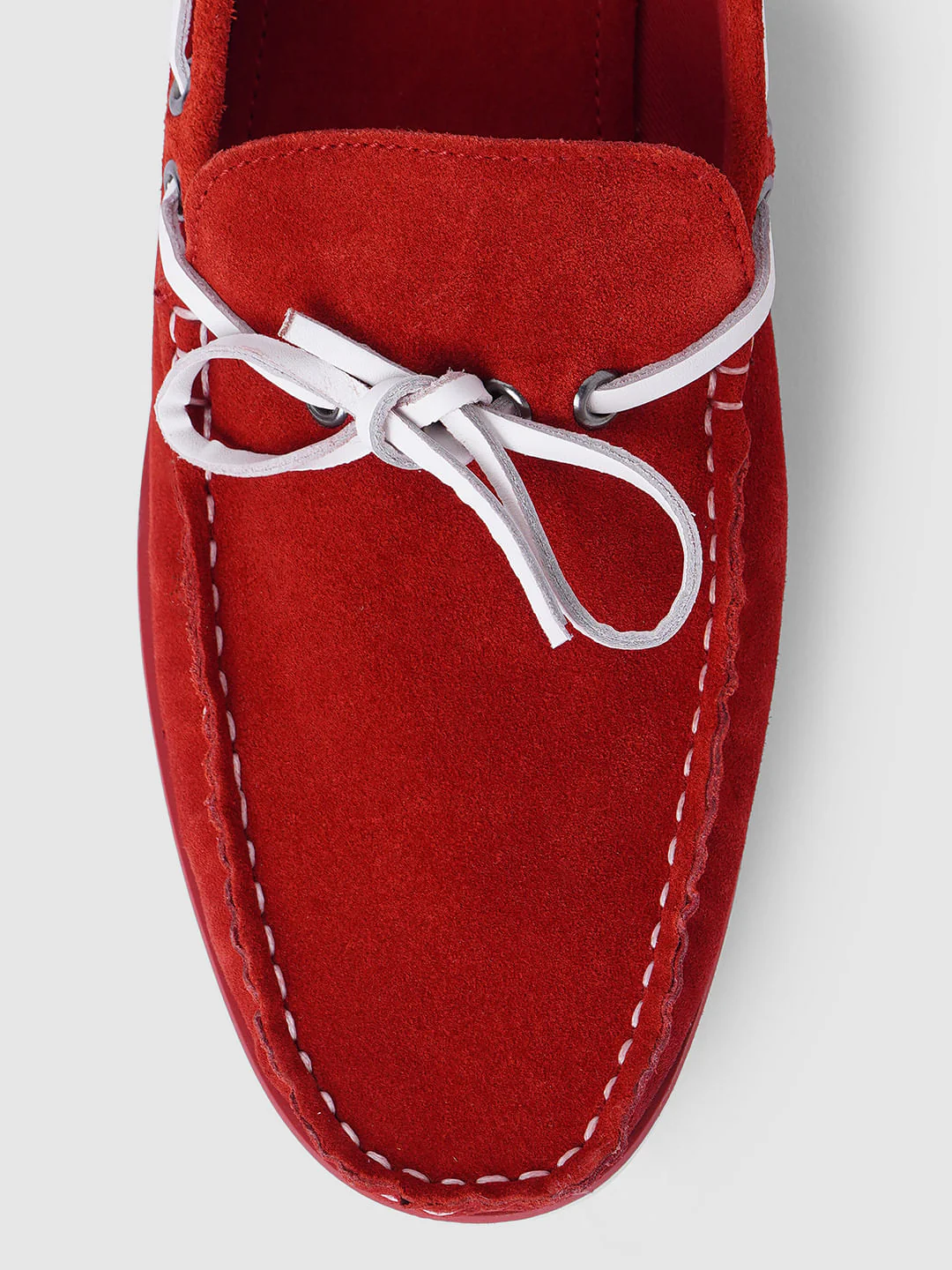 Red Suede Loafers - Image 7