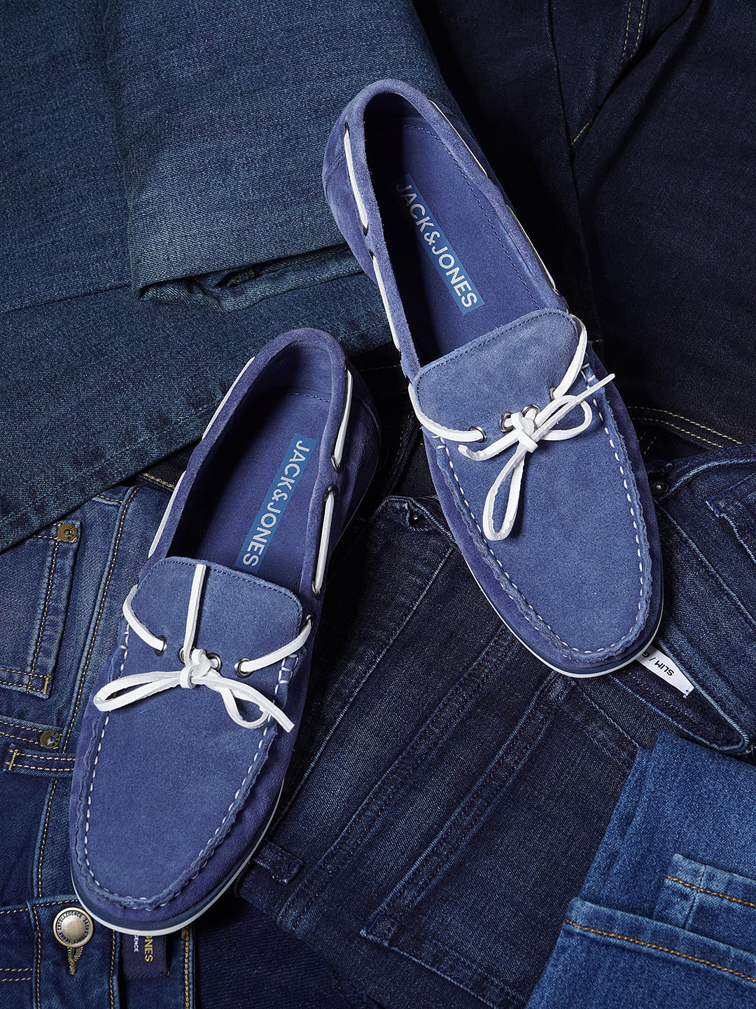 Blue Suede Loafers