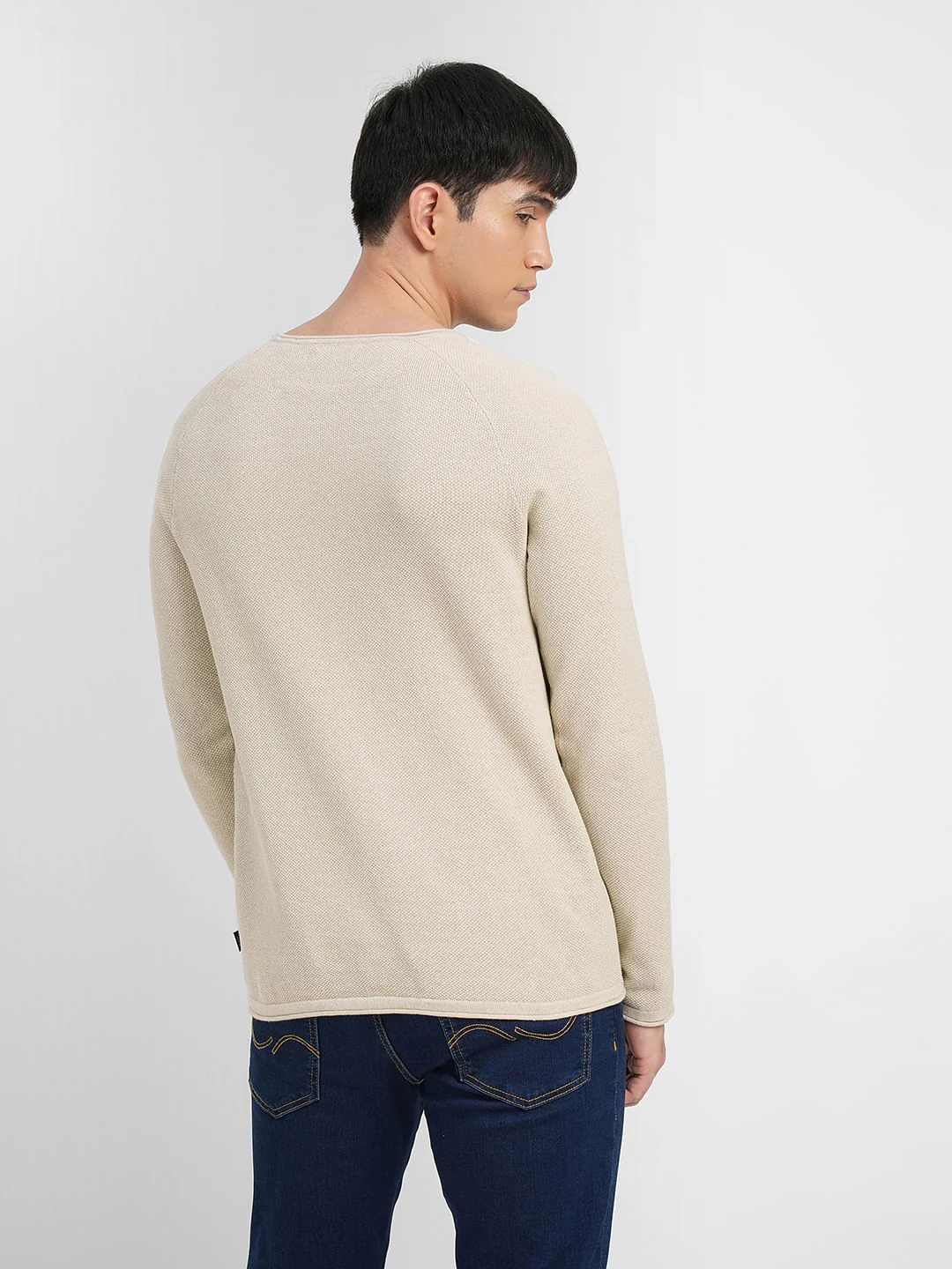 Beige Striped Pullover - Image 4