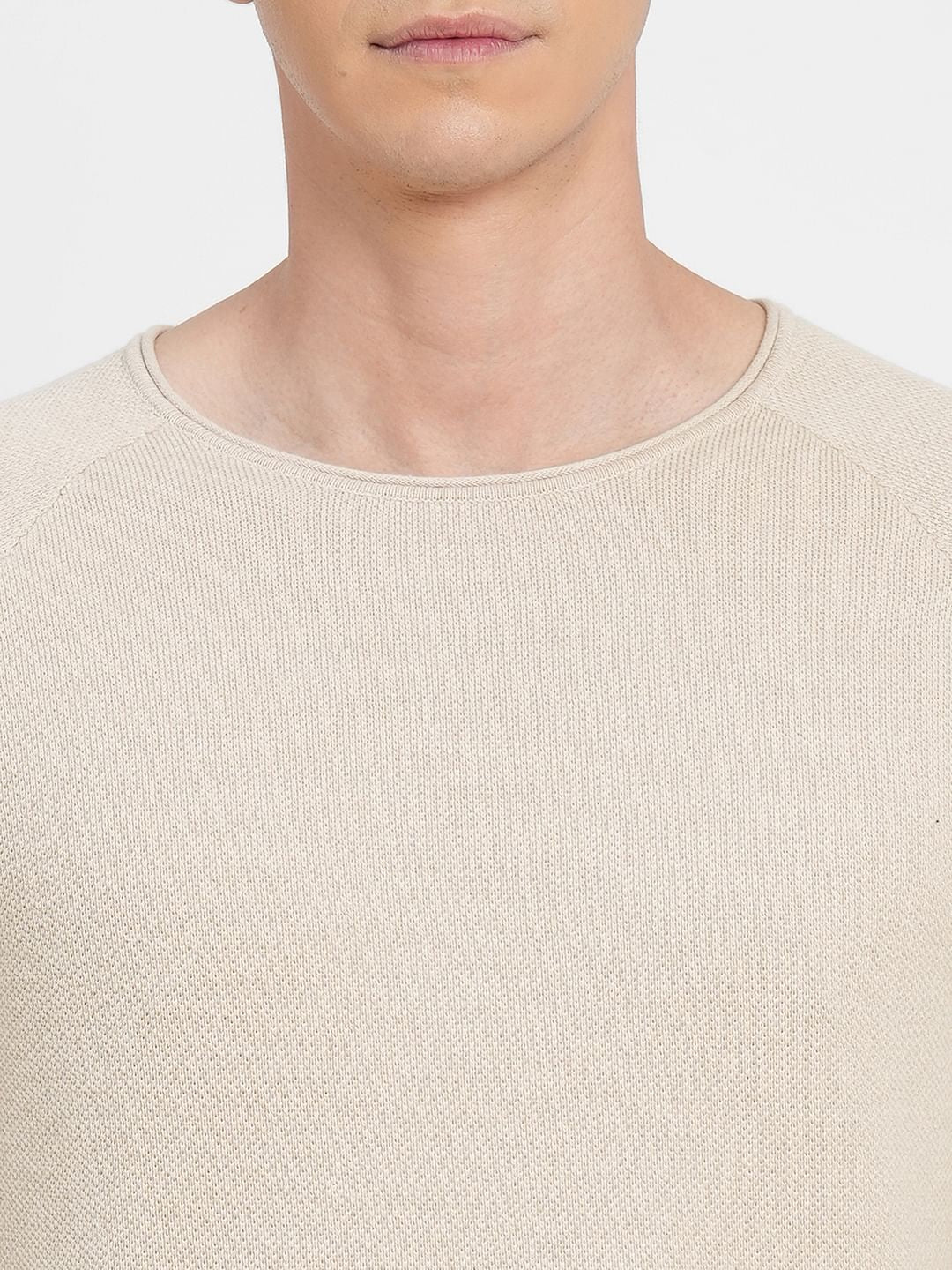 Beige Striped Pullover - Image 5