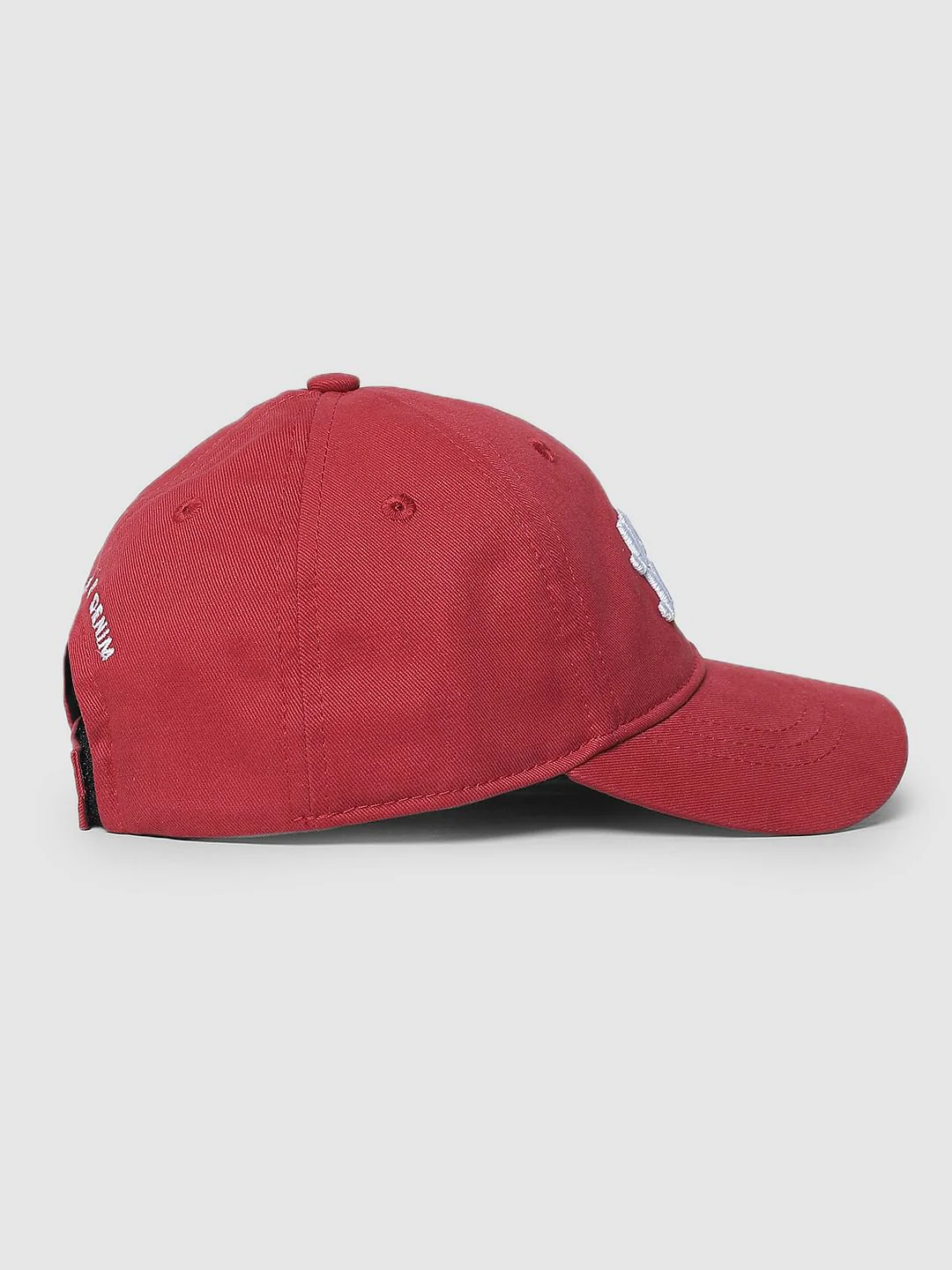 Boys Red Logo Print Baseball Cap - Image 4