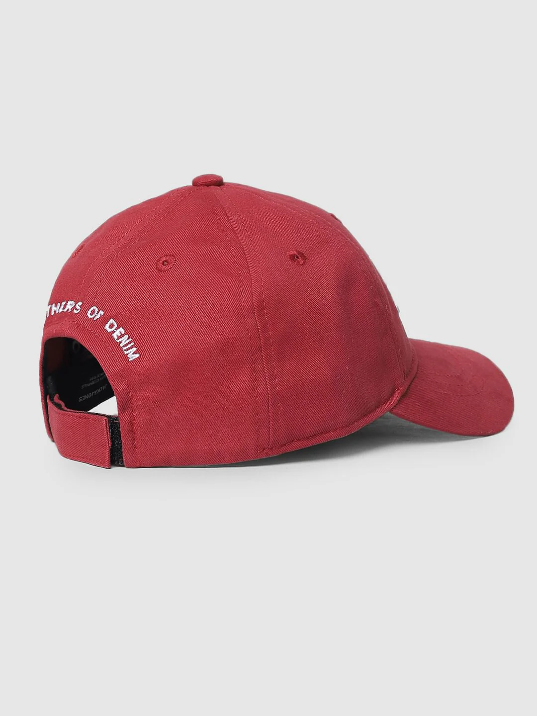 Boys Red Logo Print Baseball Cap - Image 5