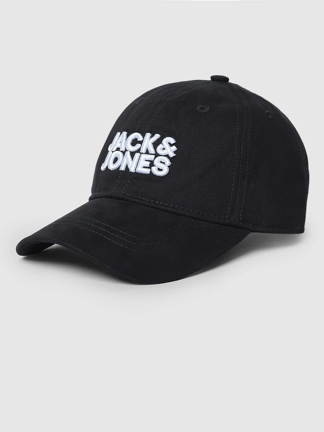 Boys Black Logo Print Baseball Cap - Image 3