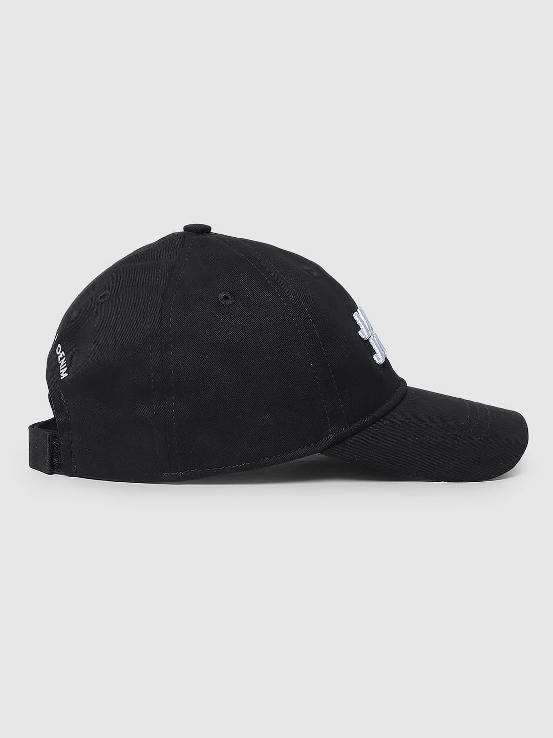Boys Black Logo Print Baseball Cap - Image 4