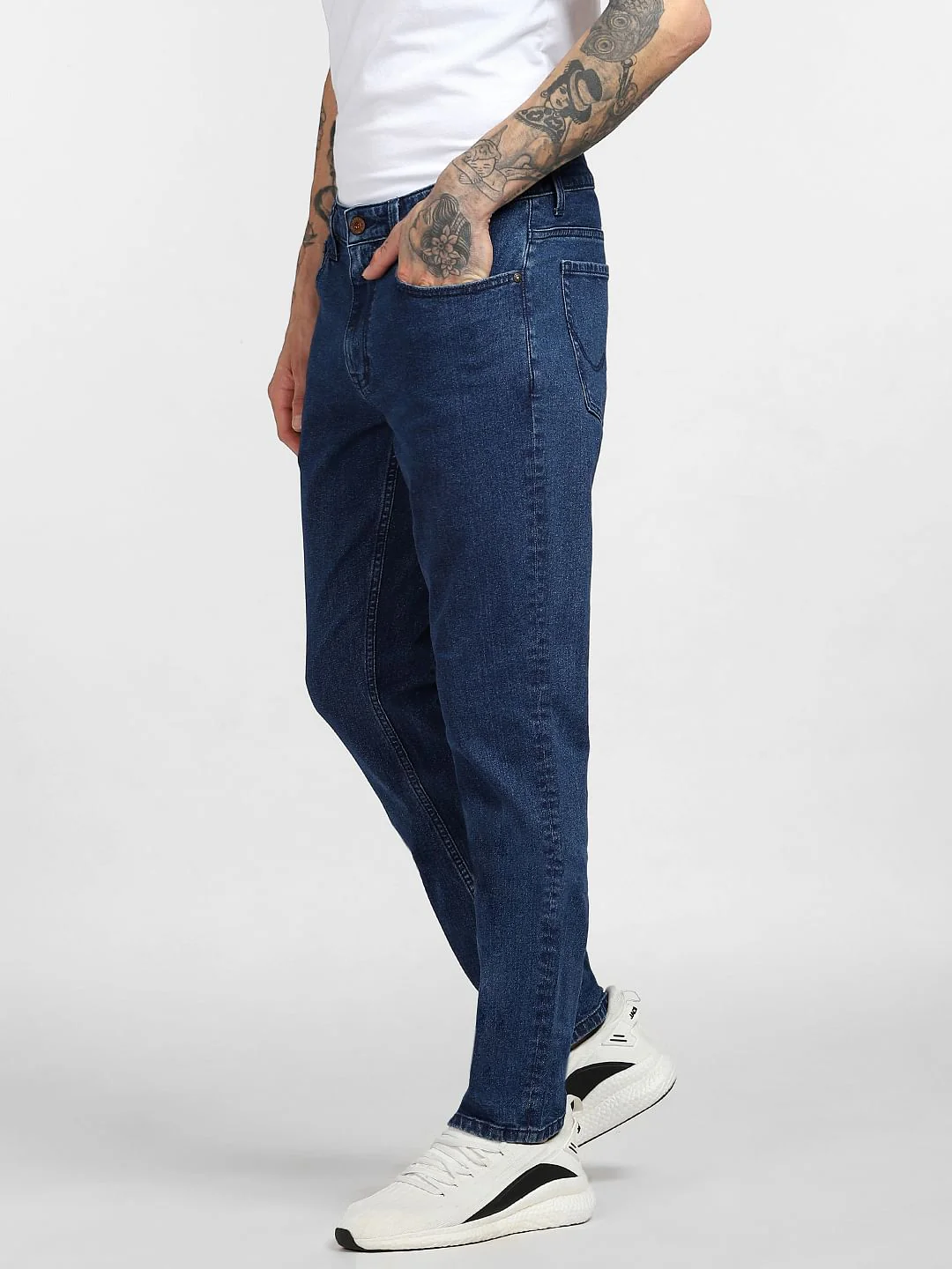 Blue Low Rose Glenn Slim Jeans - Image 3
