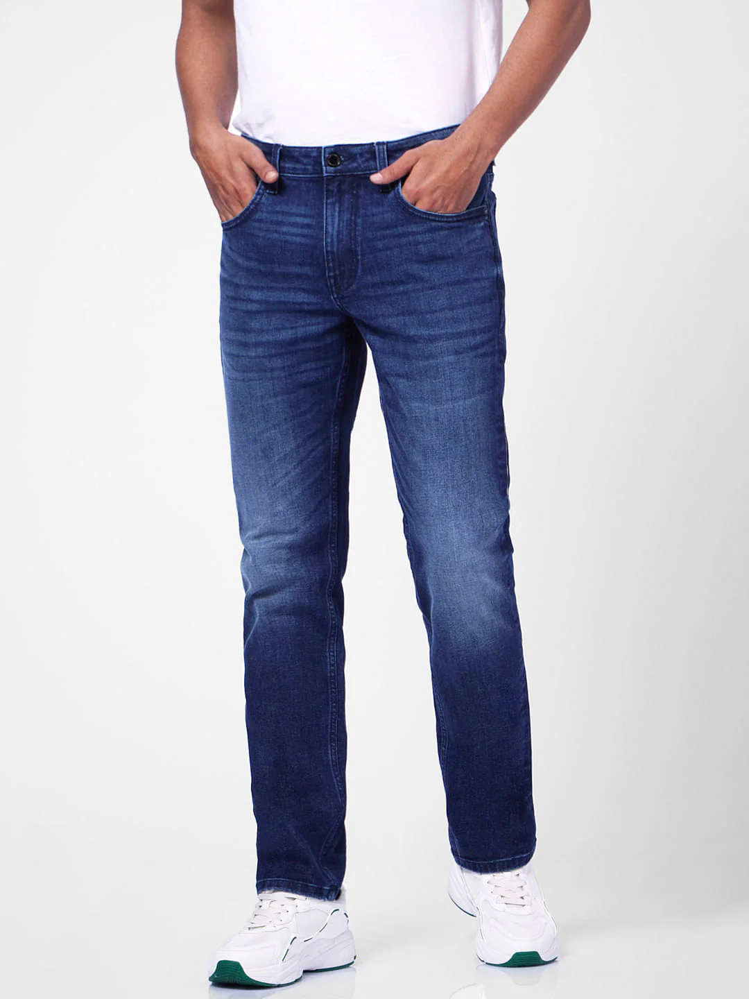 Blue Low Rise Glenn Slim Fit Jeans - Image 2