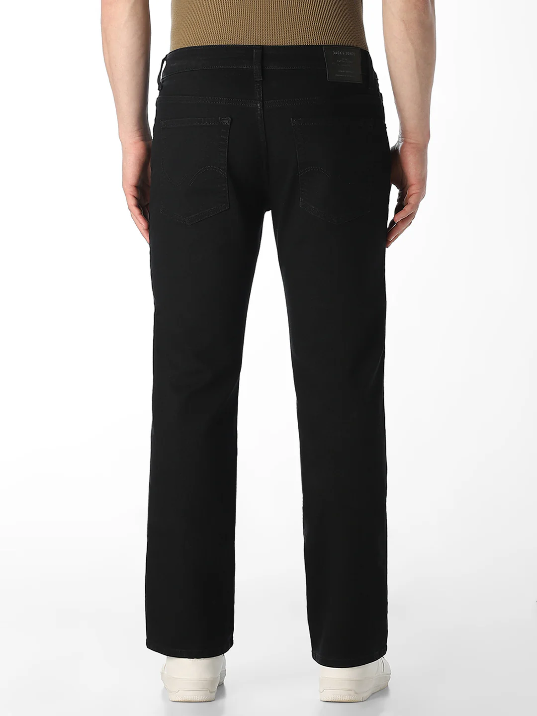 Black High Rise Bootcut Jeans - Image 3