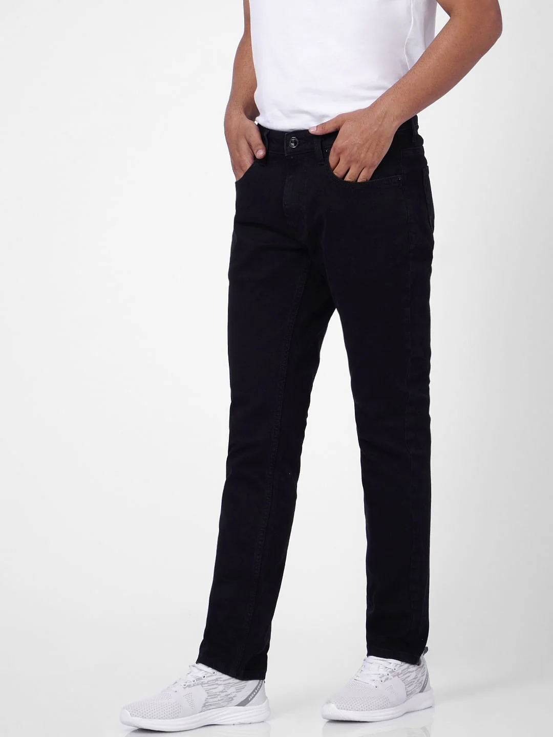 Black Low Rise Ben Skinny Jeans - Image 3