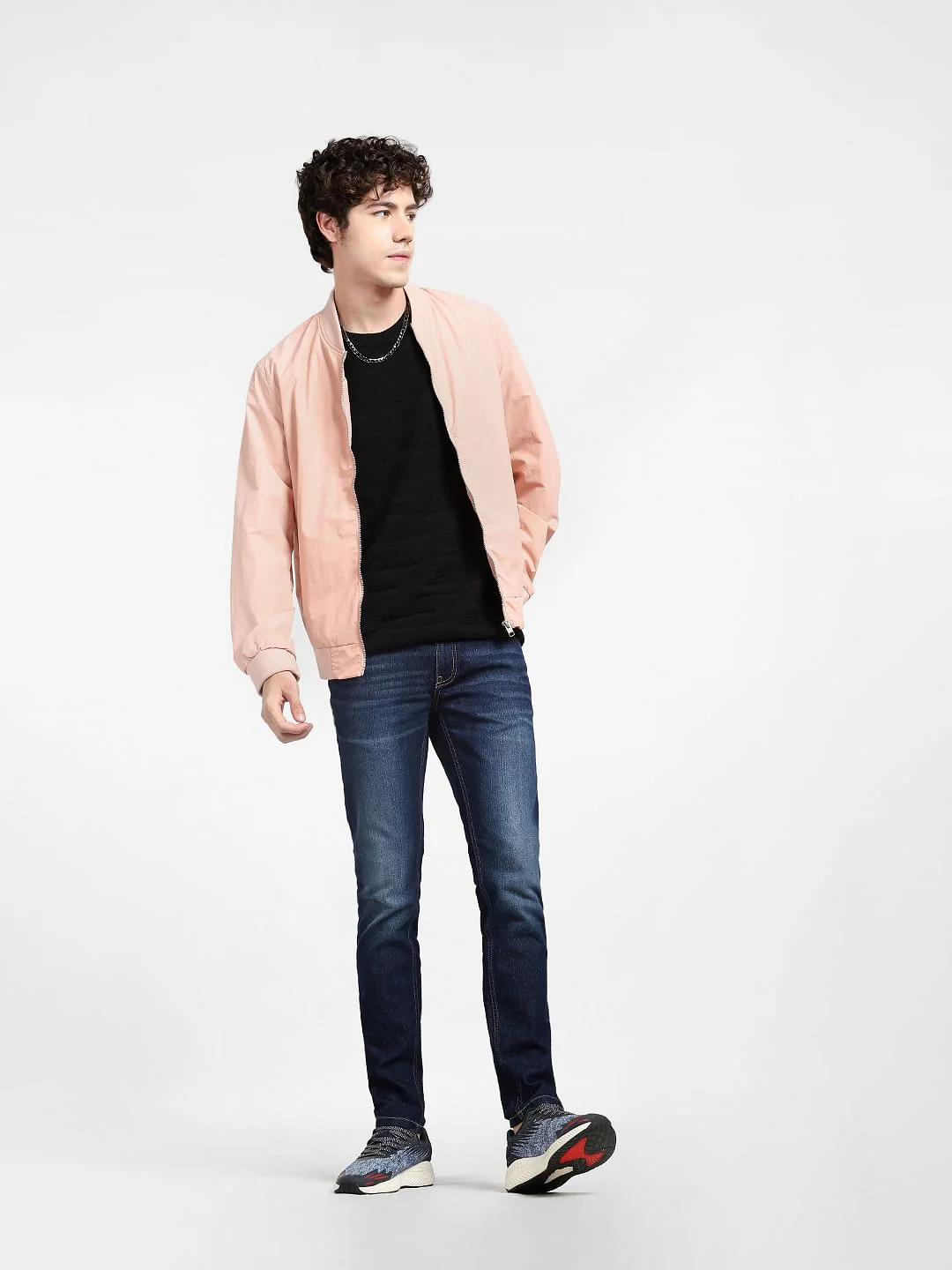 Dark Blue Low Rise Ben Skinny Jeans