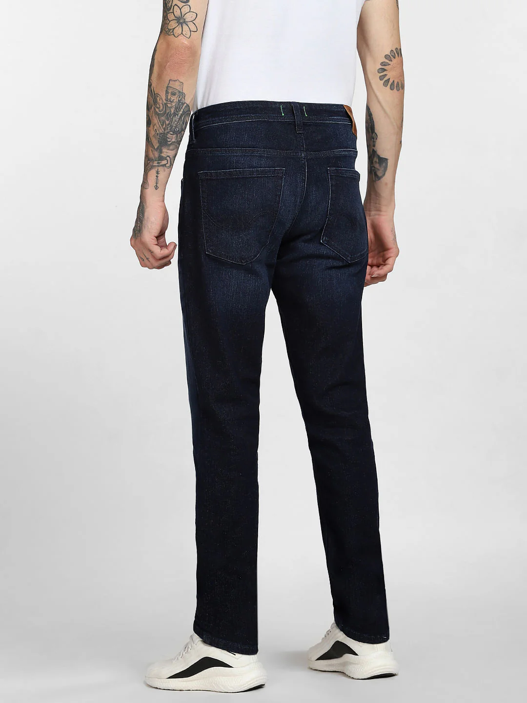 Dark Blue Low Rise Ben Skinny Jeans - Image 4