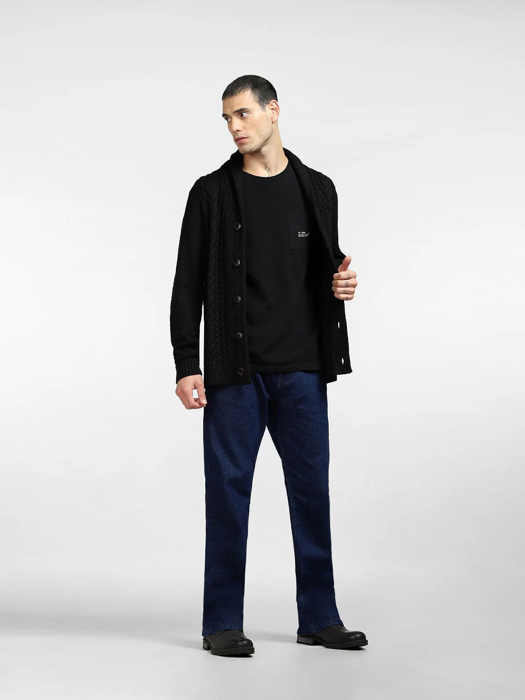 Dark Blue High Rise Ray Bootcut Jeans