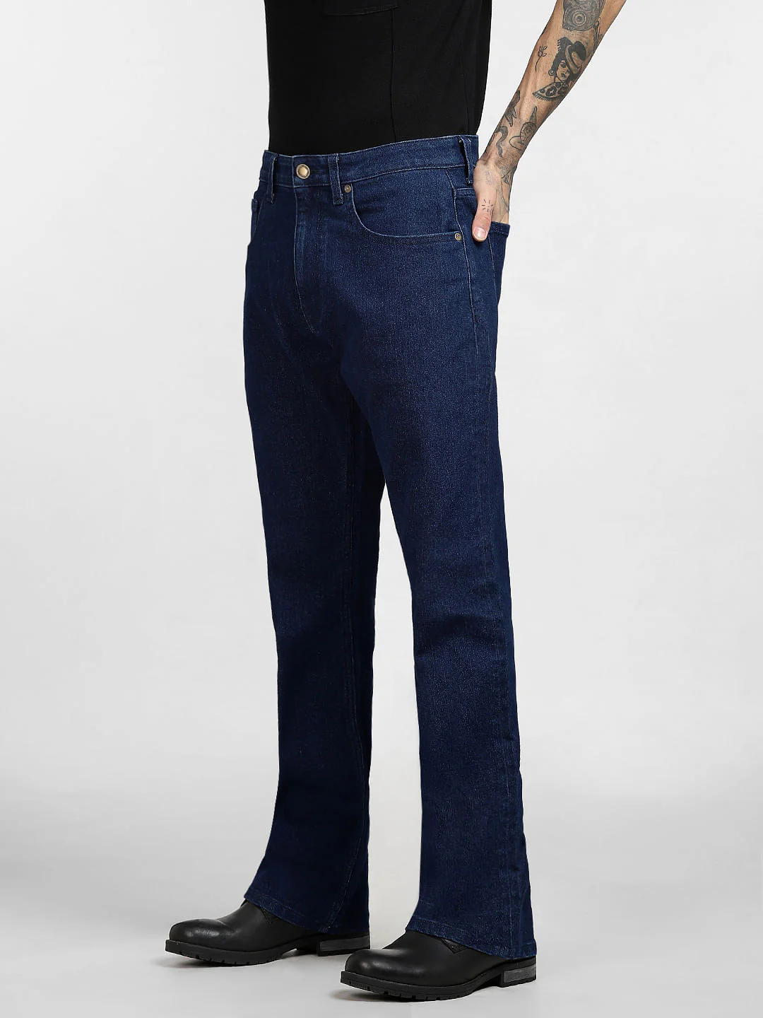 Dark Blue High Rise Ray Bootcut Jeans - Image 3