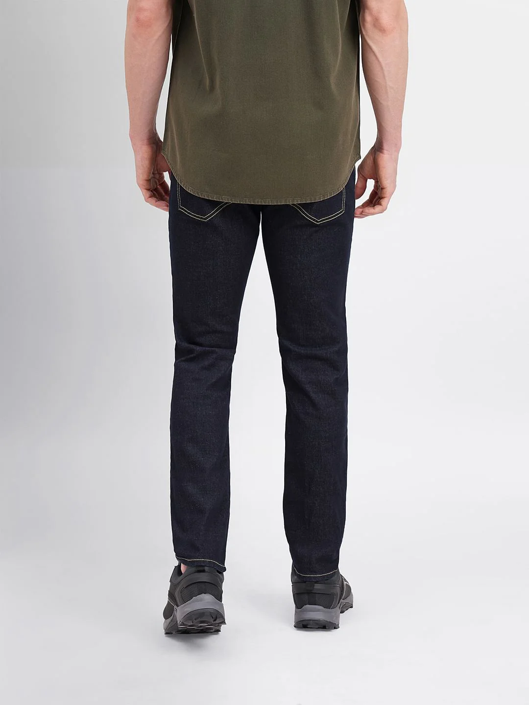 Dark Blue Low Rise Ben Skinny Jeans - Image 4