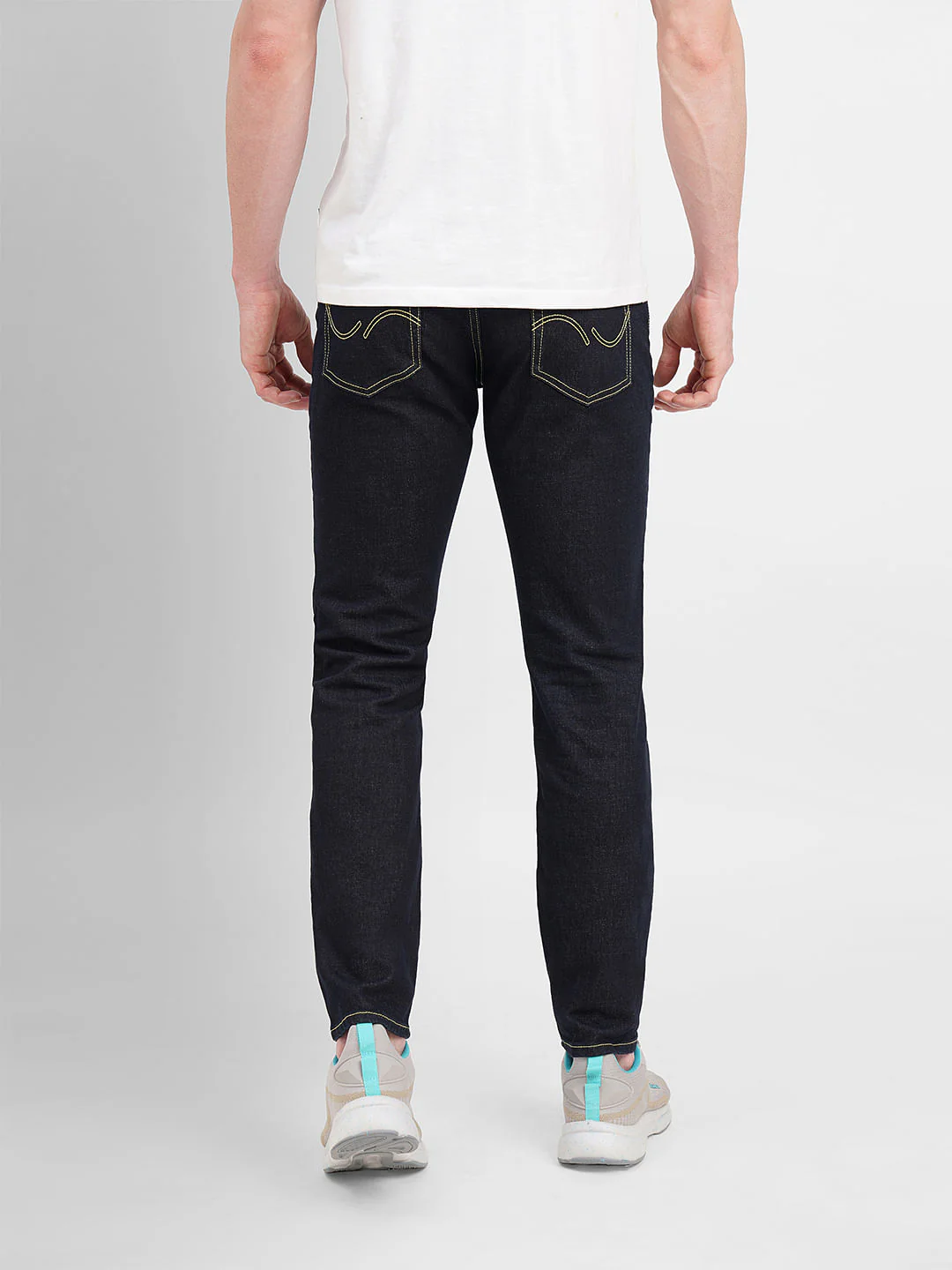 Dark Blue Low Rise Glenn Slim Fit Jeans - Image 4