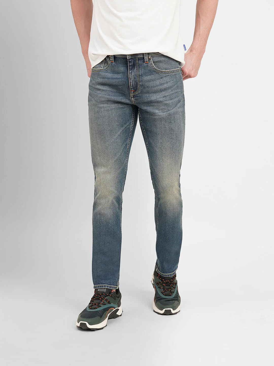 Blue Low Rise Tim Anti Fit Jeans - Image 2