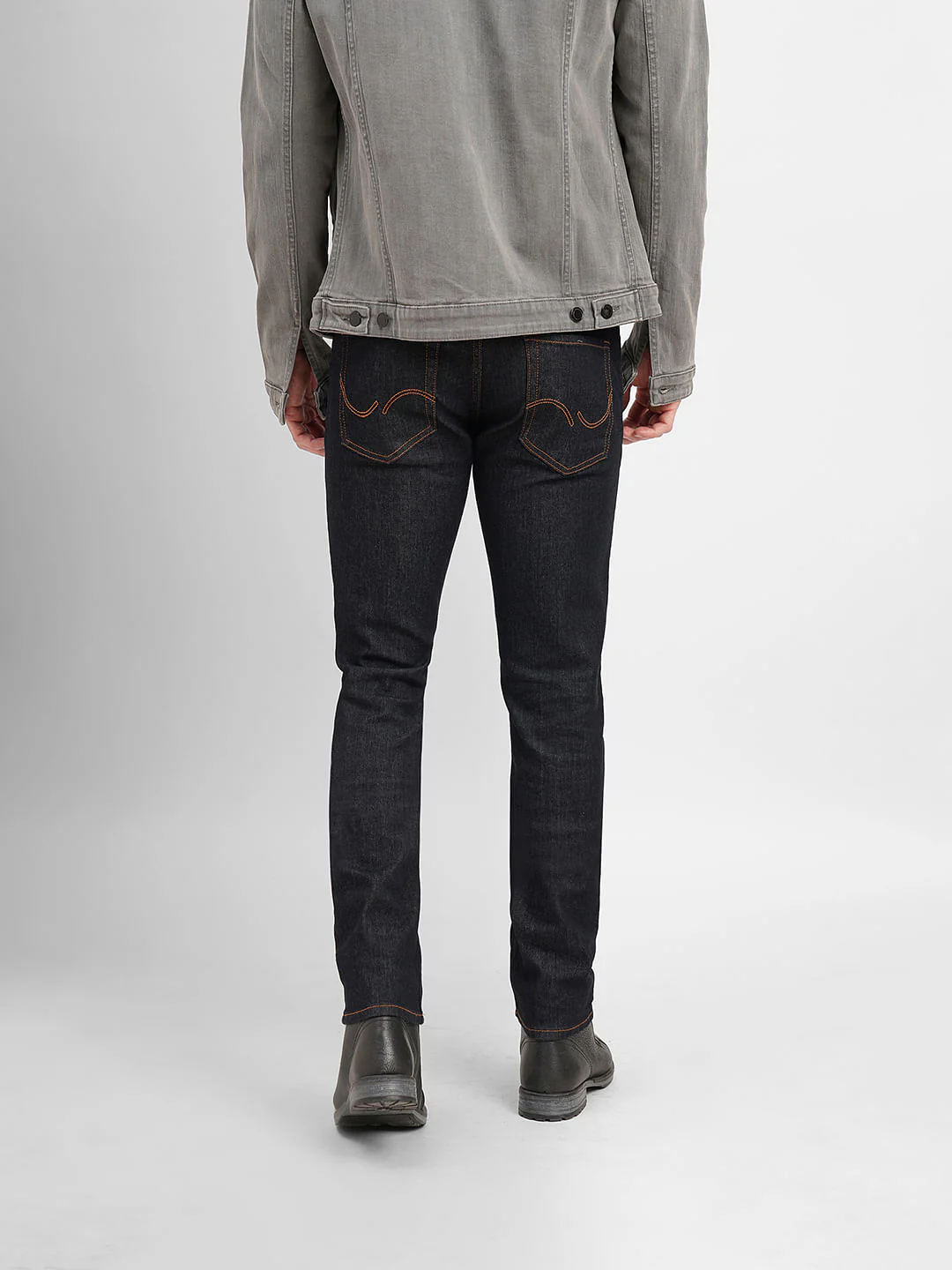 Dark Blue Low Rise Ben Skinny Jeans - Image 4