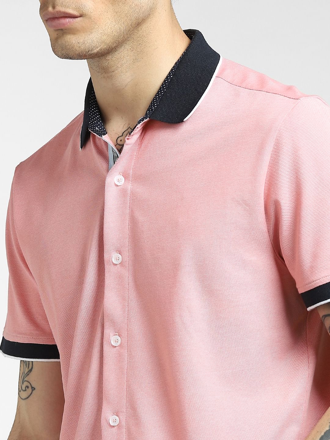 Pink Half Sleeves Shirt - Image 5