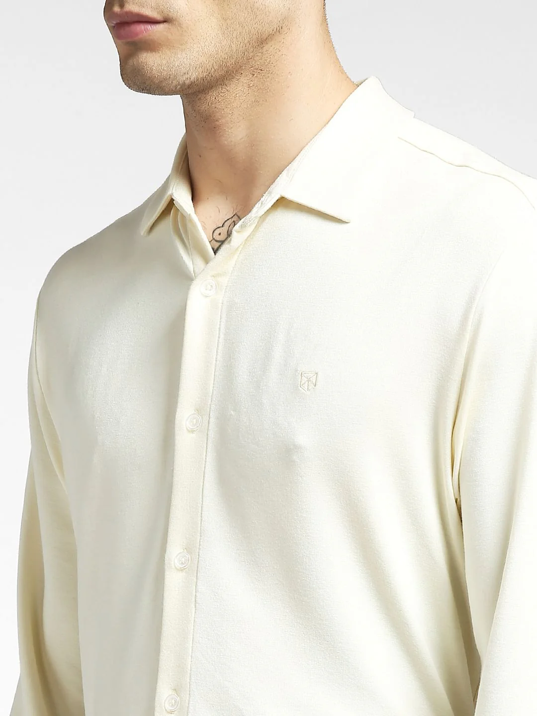 Yellow Full Sleeves Shirt - Image 5