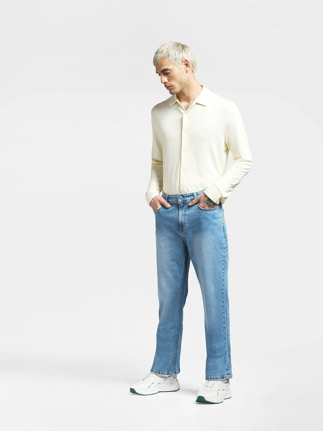 Yellow Full Sleeves Shirt - Image 6