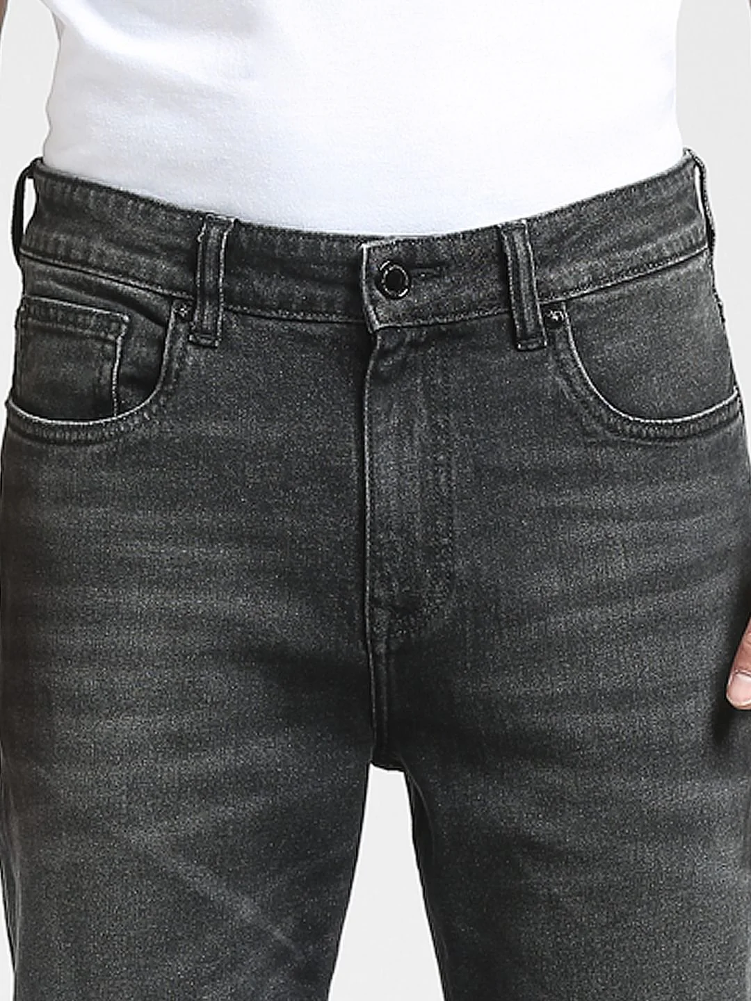 Black High Rise Bootcut Jeans - Image 5