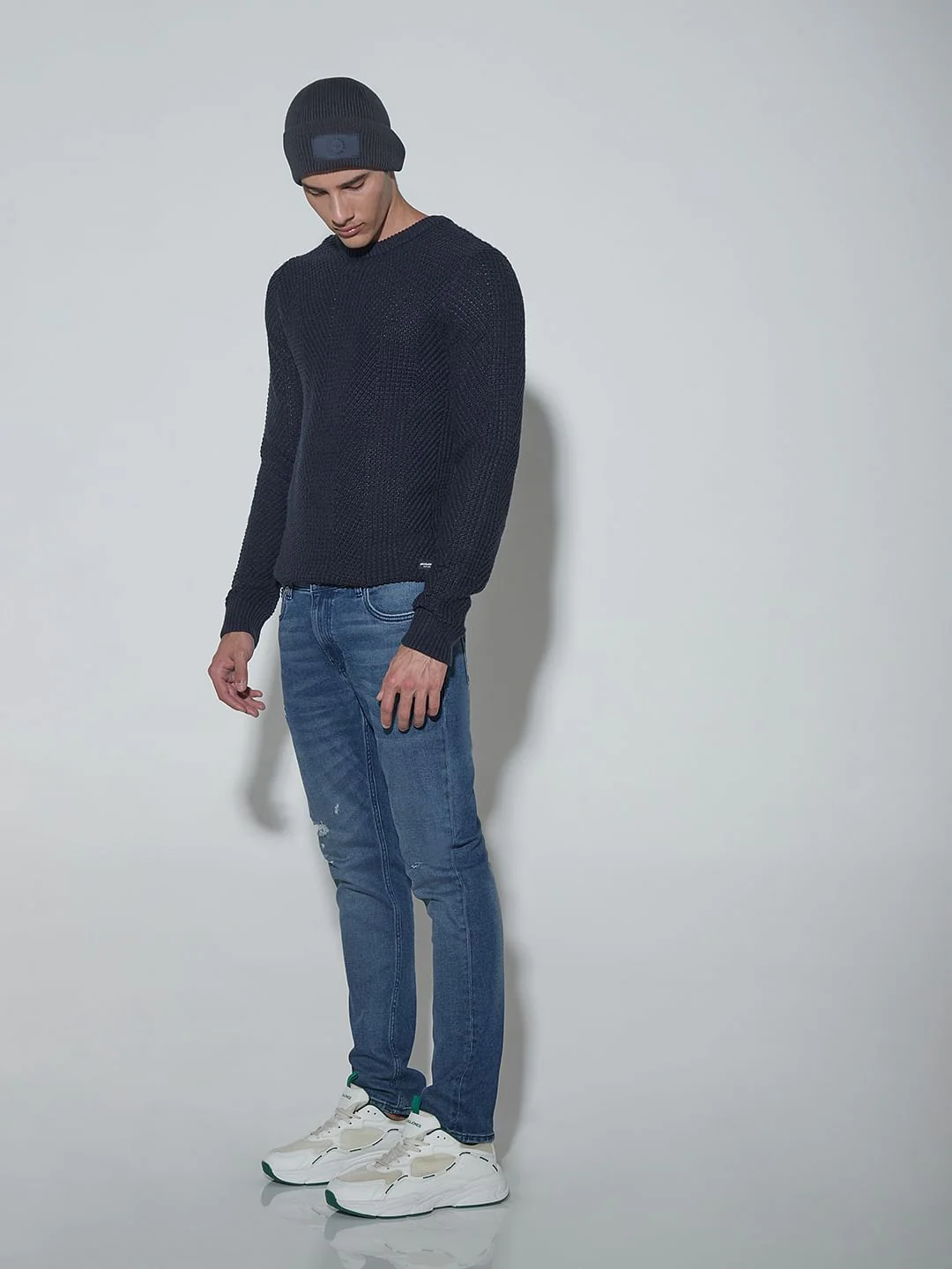Blue Low Rise Ben Skinny Jeans