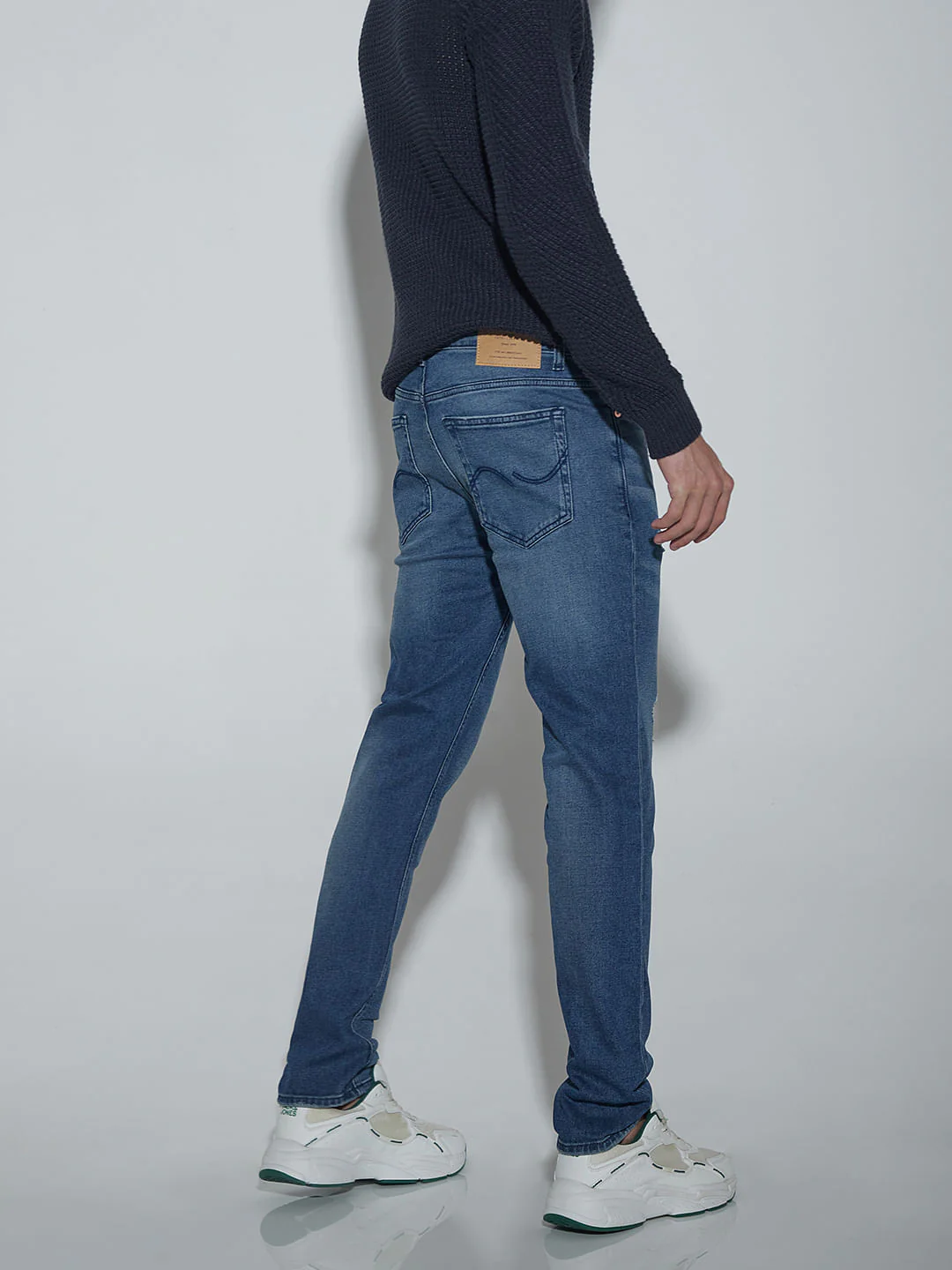 Blue Low Rise Ben Skinny Jeans - Image 4