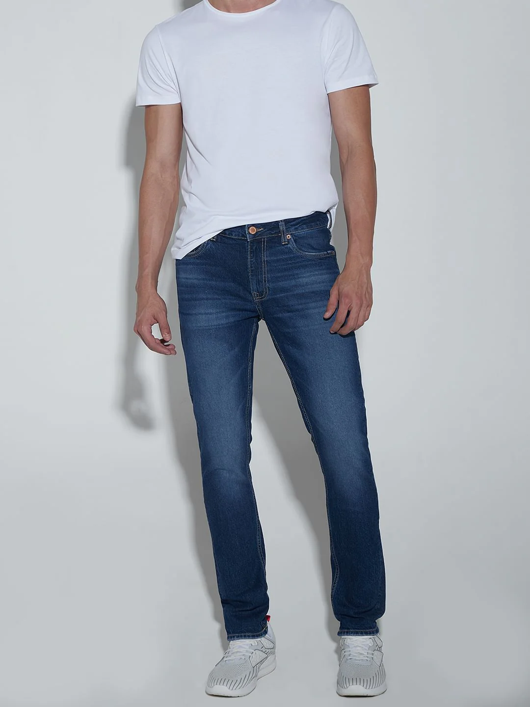 Blue Low Rise Ben Skinny Jeans - Image 2