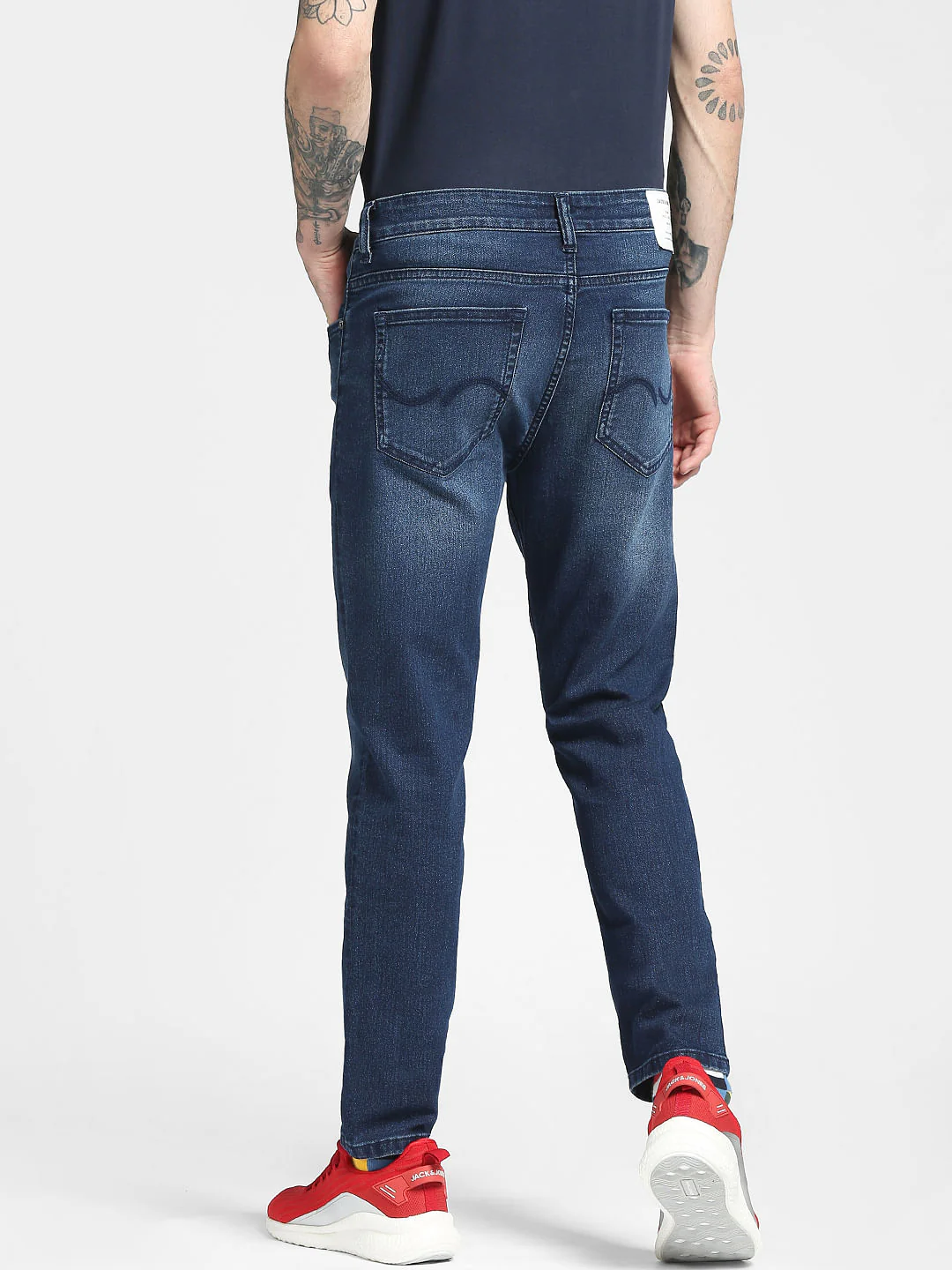 Blue Low Rise Ben Skinny Jeans - Image 4