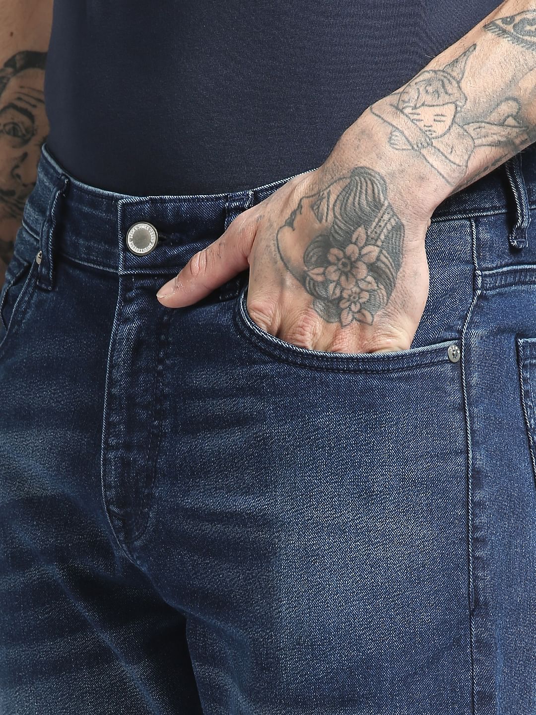 Blue Low Rise Ben Skinny Jeans - Image 5
