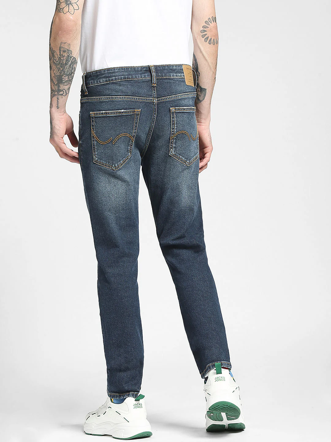 Blue Low Rise Glenn Slim Jeans - Image 4