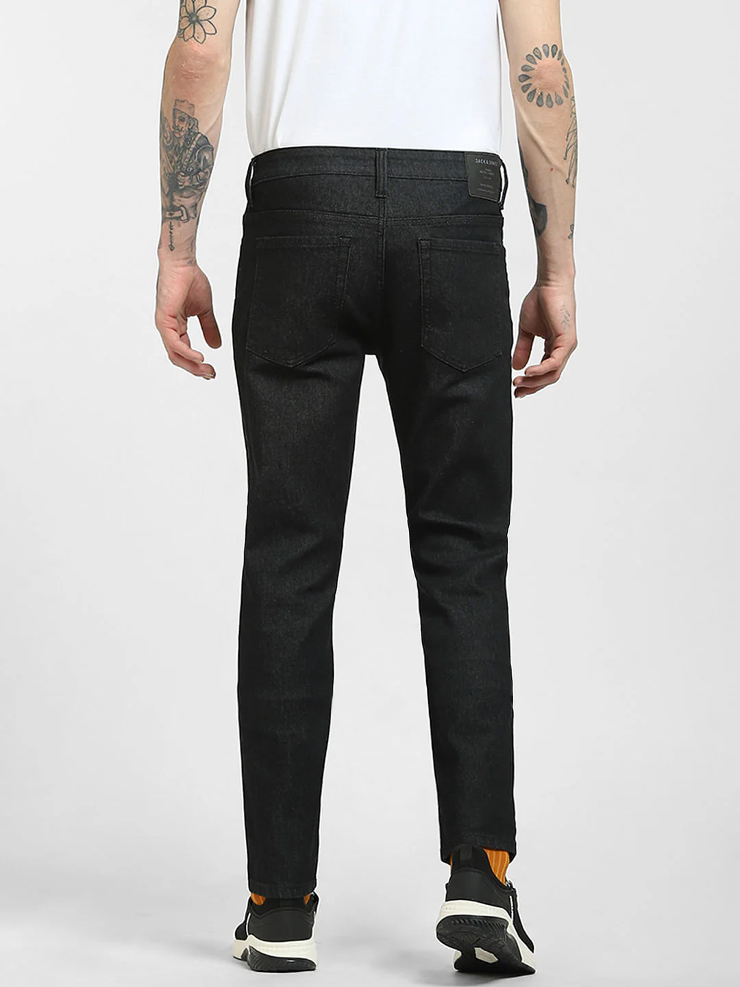 Black Low Rise Glenn Slim Jeans - Image 4