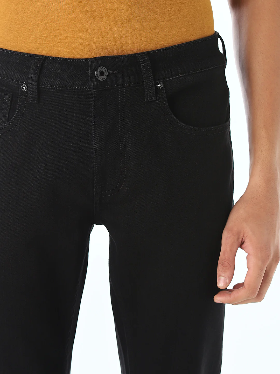 Black Low Rise Ben Skinny Jeans - Image 4