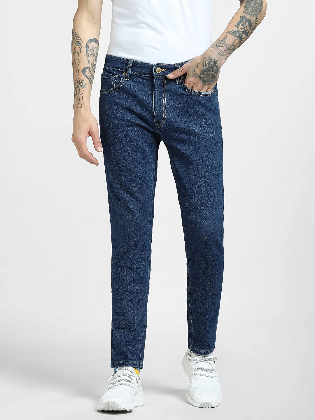 Blue Low Rise Ben Skinny Jeans - Image 2