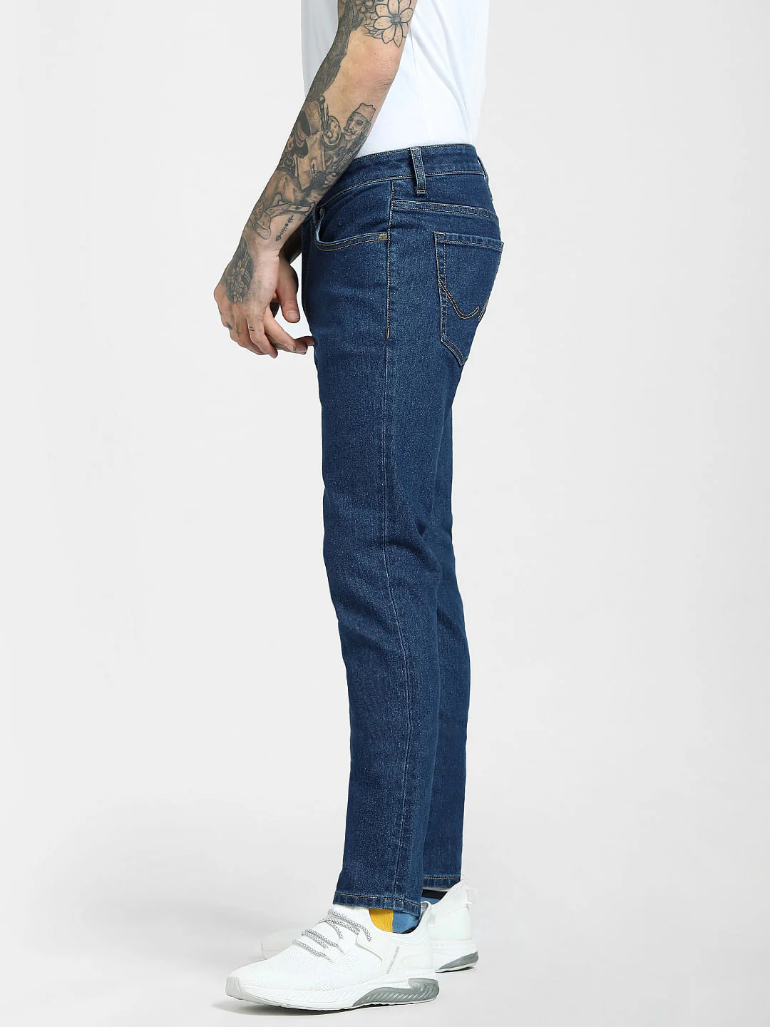 Blue Low Rise Ben Skinny Jeans - Image 3