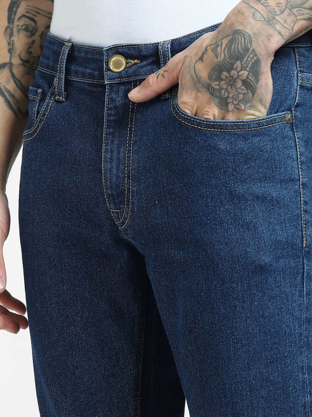Blue Low Rise Ben Skinny Jeans - Image 5